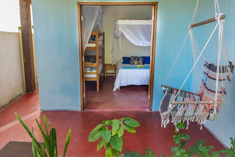 Pousada Casas do San - Casa Azul, suíte 1